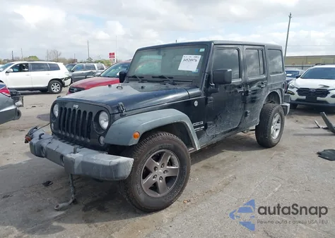 2016 Jeep Wrangler Unlimited Sport z USA, uszkodzony, nr VIN 1C4BJWDGXGL304574